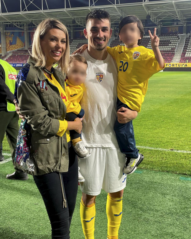 Andreea Hanca i Sergiu Hanca z dziećmi