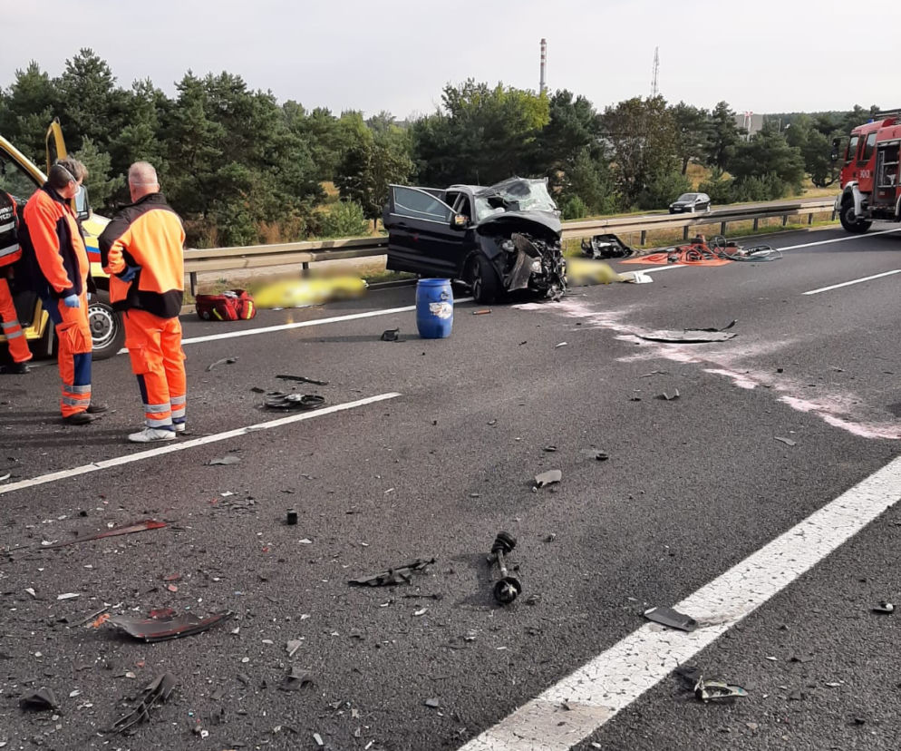 Toruń: Karambol na S10. Zderzyły się trzy auta. Dwie osoby nie żyją