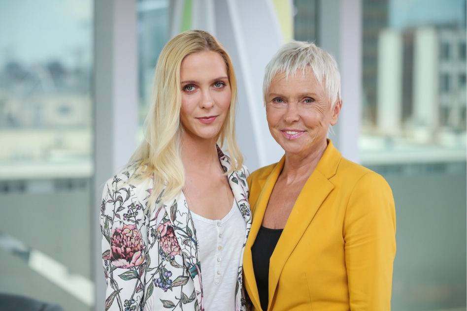 Marianna Janczarska z Ewą Błaszczyk