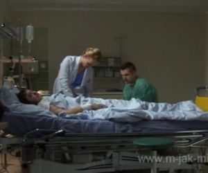 M jak miłość odc. 1000. Janka Jane Buford (Joanna Osyda), Paweł Zduński (Rafał Mroczek)