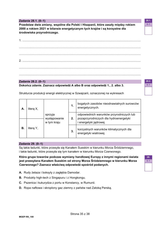 Matura 2025 geografia - arkusz CKE 15.05.2025 - Formuła 2023