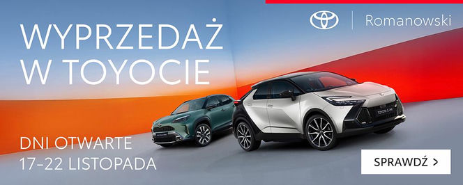Poluj na okazje w Toyota Romanowski! Najpopularniejsze modele taniej nawet o 92 tys. zł!