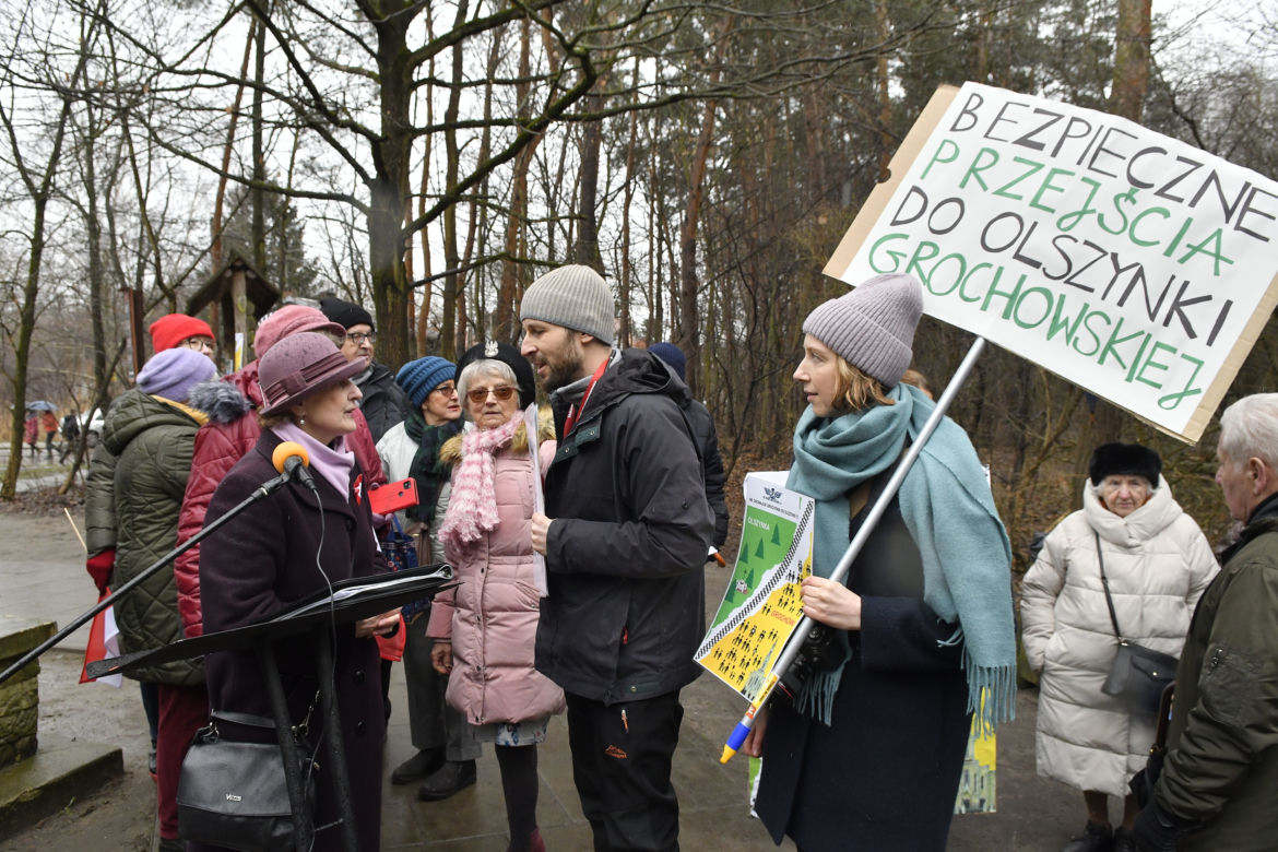 Rocznica bitwy pod Olszynką Grochowską. Mieszkańcy zorganizowali protest. „Nie odcinajcie nas od rezerwatu”