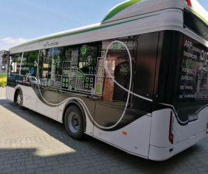 Test autobusu elektrycznego PILEA w Iławie