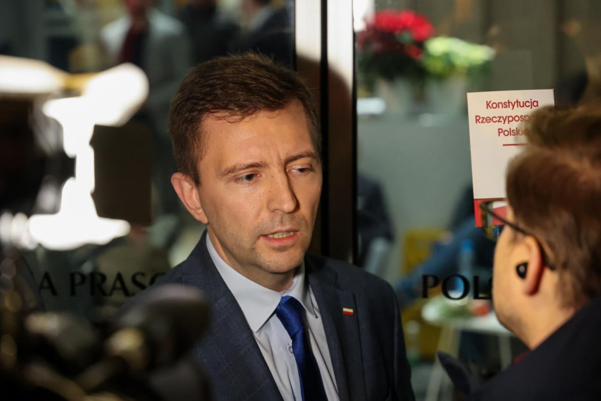 Interwencja poselska w siedzibie PAP
