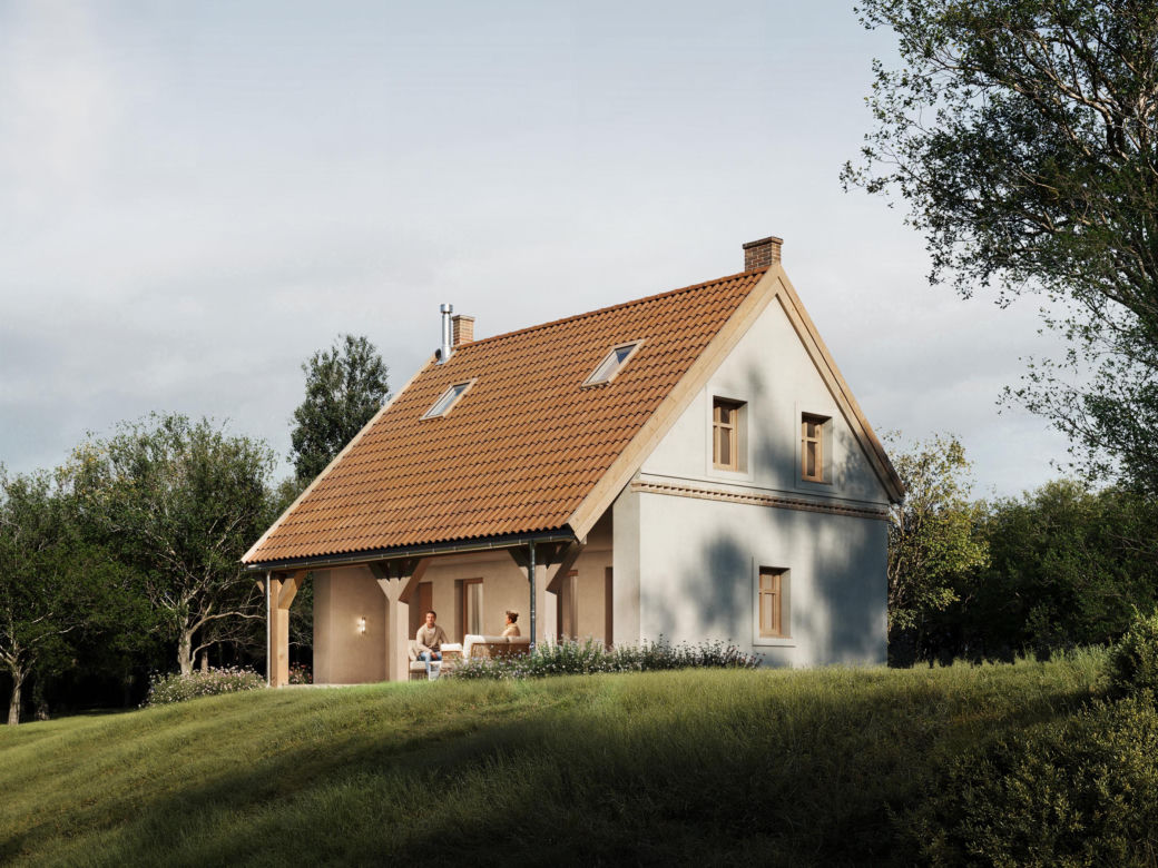 Projekt domu MOOI Architekci zainspirowany otoczeniem
