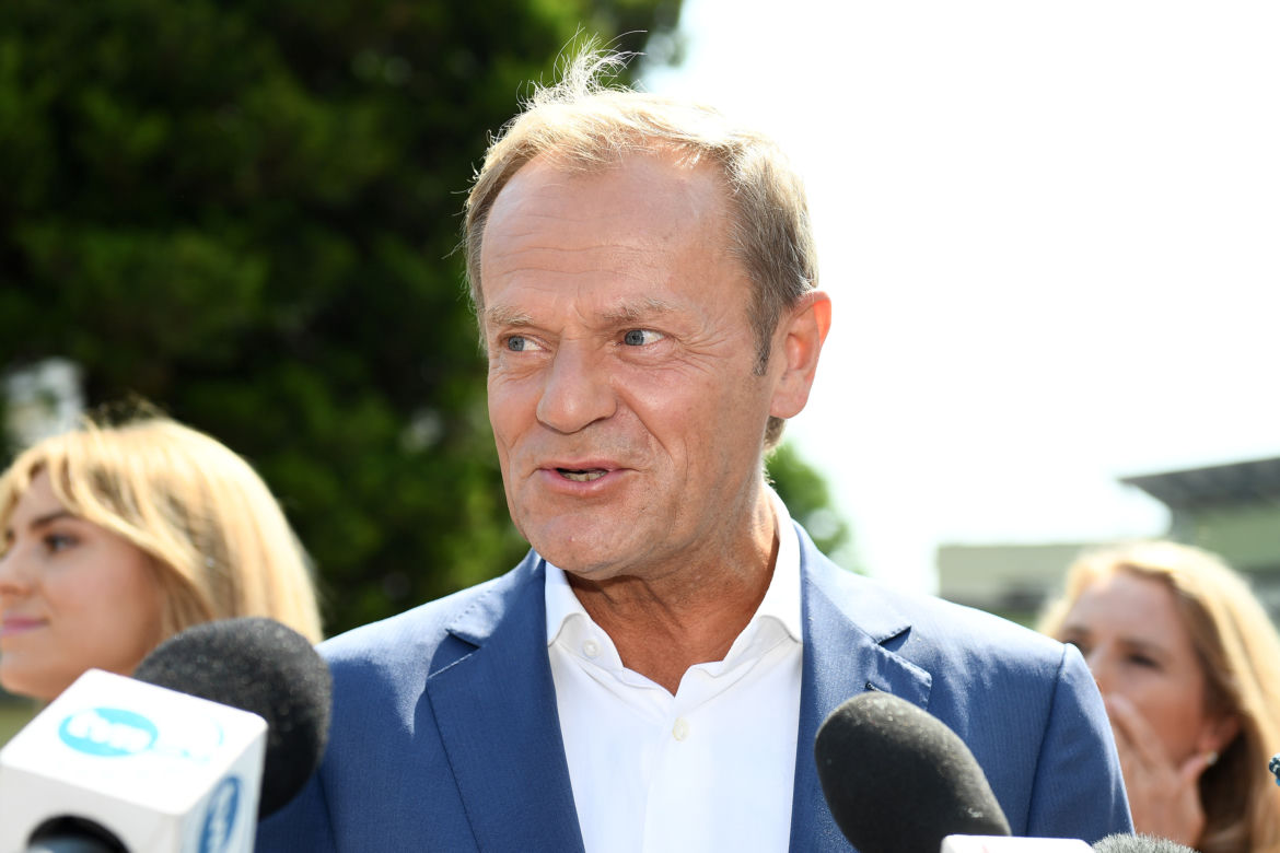 Wybory 2020 Donald Tusk zagłosował z żoną i córką