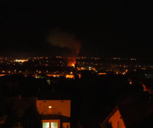 Pożar przy Wierzbowej w Starachowicach