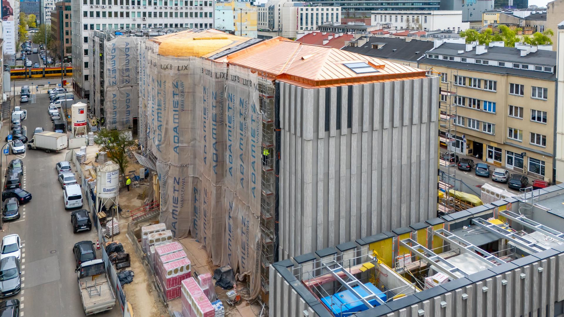 Budowa Muzeum Getta Warszawskiego - kwiecień 2026