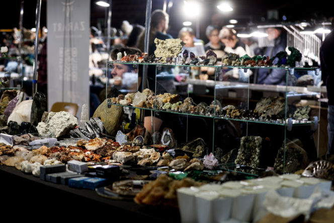 Giełda minerałów w Spodku przyciągnęła tłumy! GeoExpo ekspozycję wspaniałych cudeniek