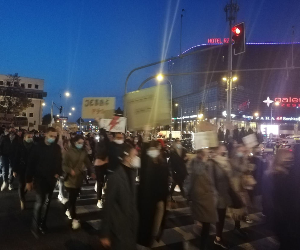 Protest kobiet w Rzeszowie 26 października