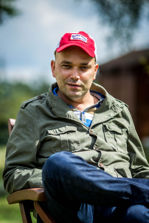 Tomasz Kalita z partnerką