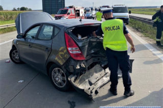 Wypadek i totalny paraliż autostrady A4 pod Wrocławiem