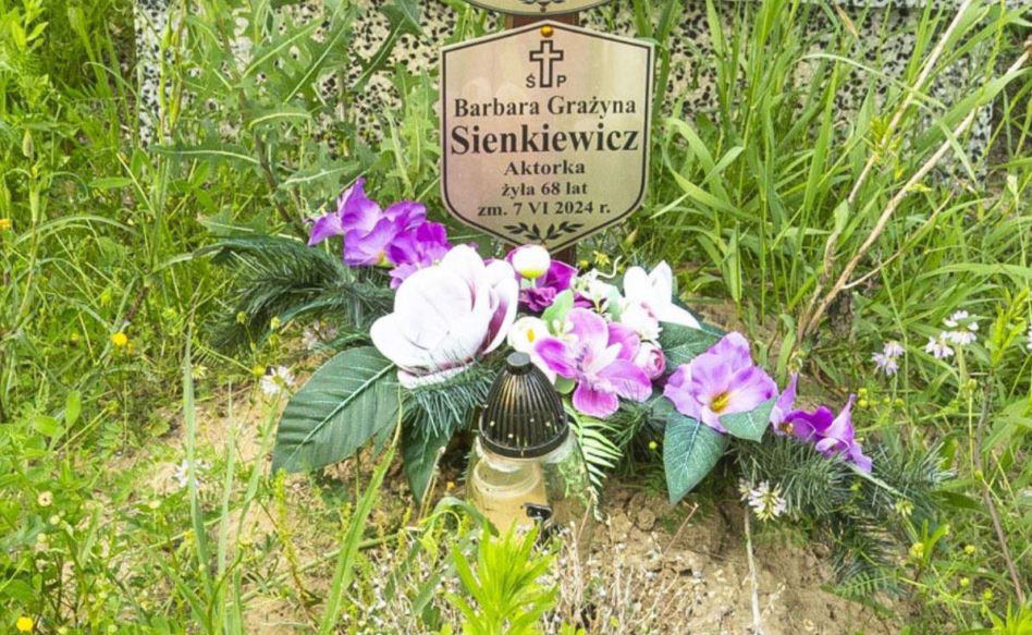 Tak wygląda grób Barbary Sienkiewicz