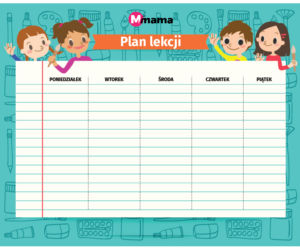 Plan lekcji do wydrukowania