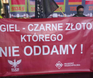 Manifestacja w obronie węgla
