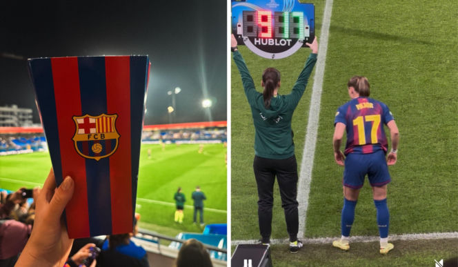 Byliśmy na meczu FC Barcelona w ramach Ligi Mistrzyń UEFA. Ewa Pajor na murawie