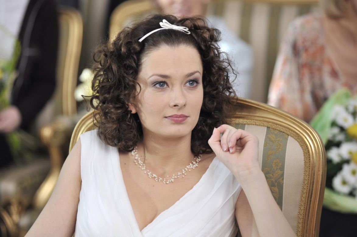 Anita Sokołowska na planie "Na dobre i na złe" 