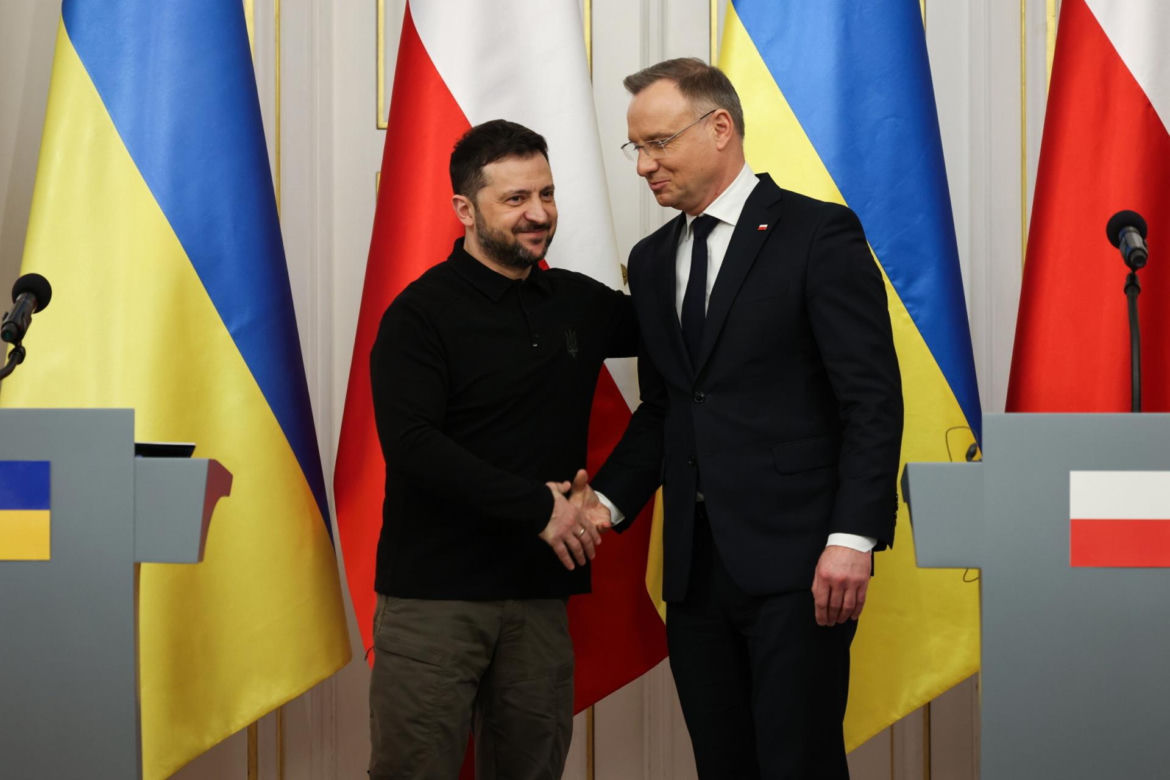 Prezydent RP Andrzej Duda i prezydent Ukrainy Wołodymyr Zelenski