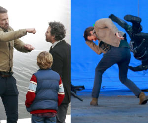 Ryan Reynolds na planie filmu The Adam Project