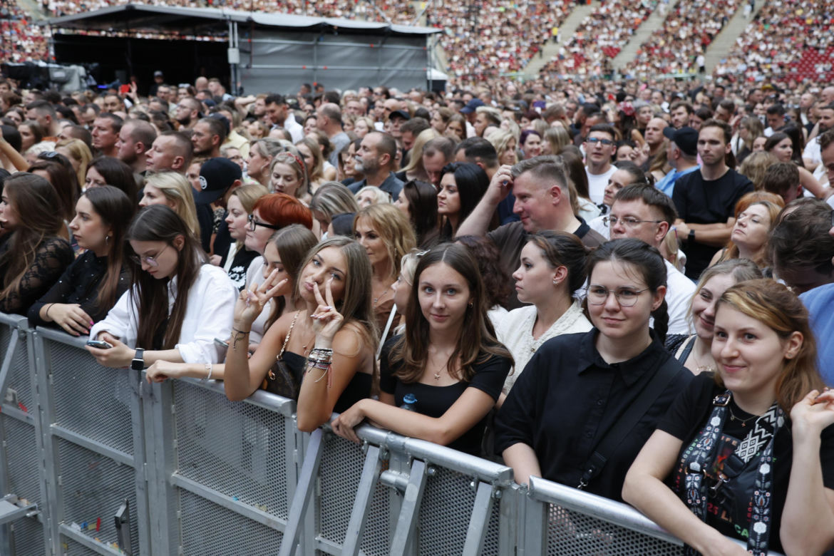 Koncert Jennifer Lopez w Warszawie (25.07.2025) - część druga. Organizatorem koncertu jest Prestige MJM