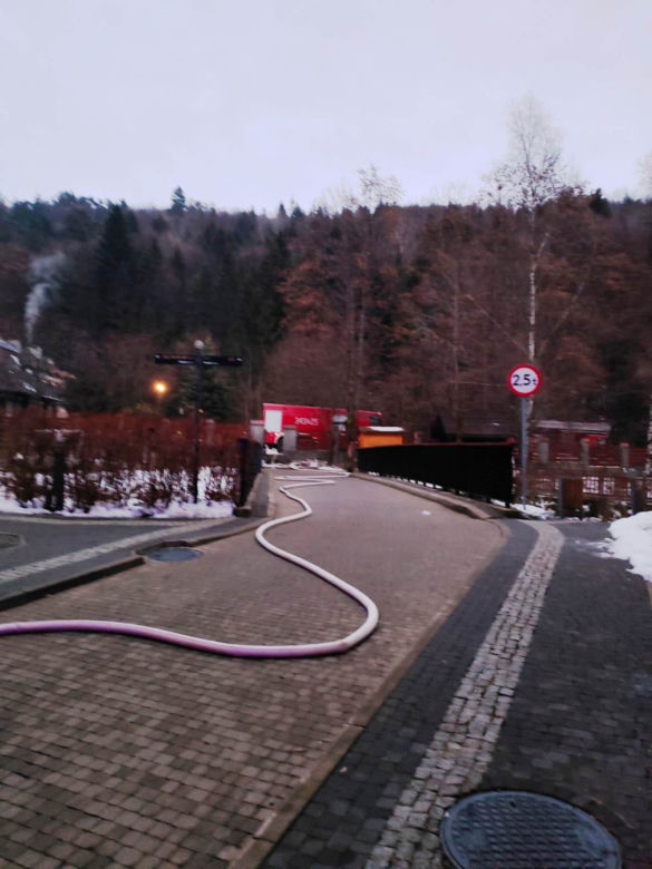 Krynica-Zdrój. Sauna w hotelu poszła z dymem! Ewakuacja 20 osób