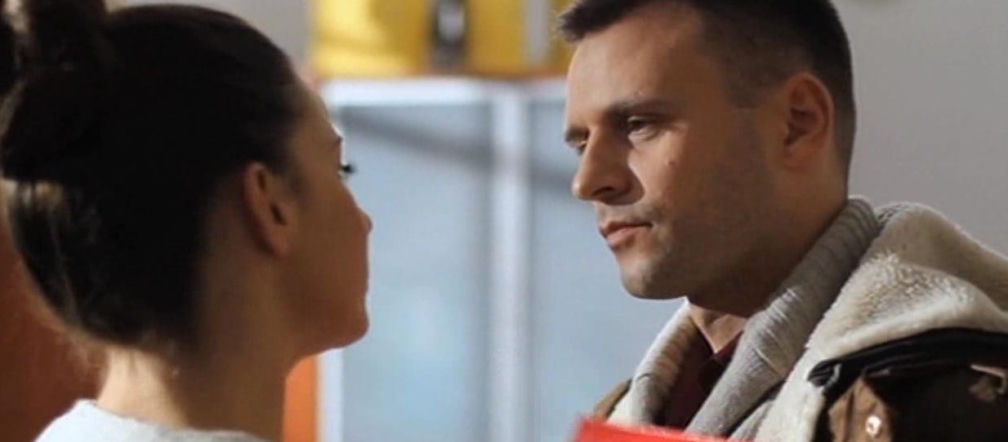 M jak miłość. Radek Sajdak (Bartłomiej Chowaniec), Iza (Sandra Staniszewska)