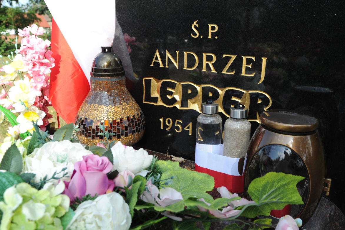 Grób Andrzeja Leppera