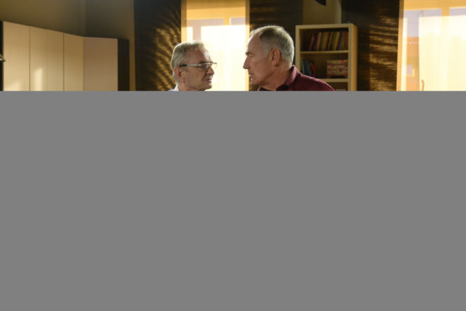 Pierwsza miłość. Karol Weksler (Karol Strasburger), Andrzej (Jerzy Bończak)