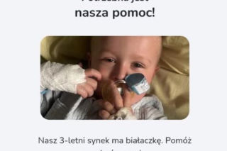 Synek Marty Chyczewskiej choruje na białaczkę