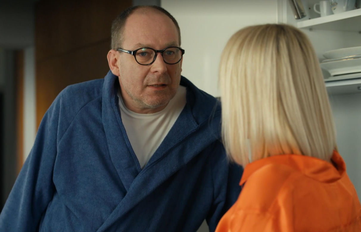 Barwy szczęścia, odcinek 2984: Olga (Dorota Łukasiewicz-Kwietniewska), Marek (Marcin Perchuć)