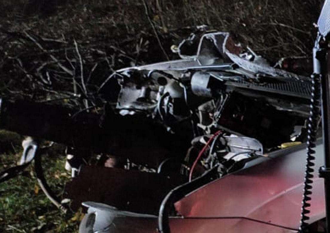Przerażający wypadek pod Kwidzynem! 19-latek zginął w roztrzaskanym fordzie [ZDJĘCIA]