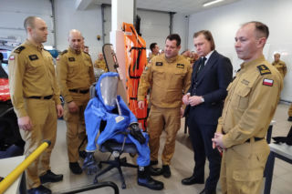 Lokalni strażacy obficie doposażeni w specjalistyczny sprzęt 