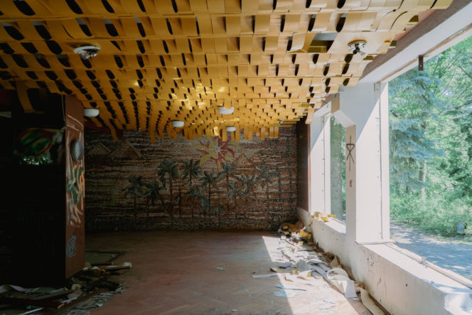 Ośrodek w Kiekrzu przed rozbiórką