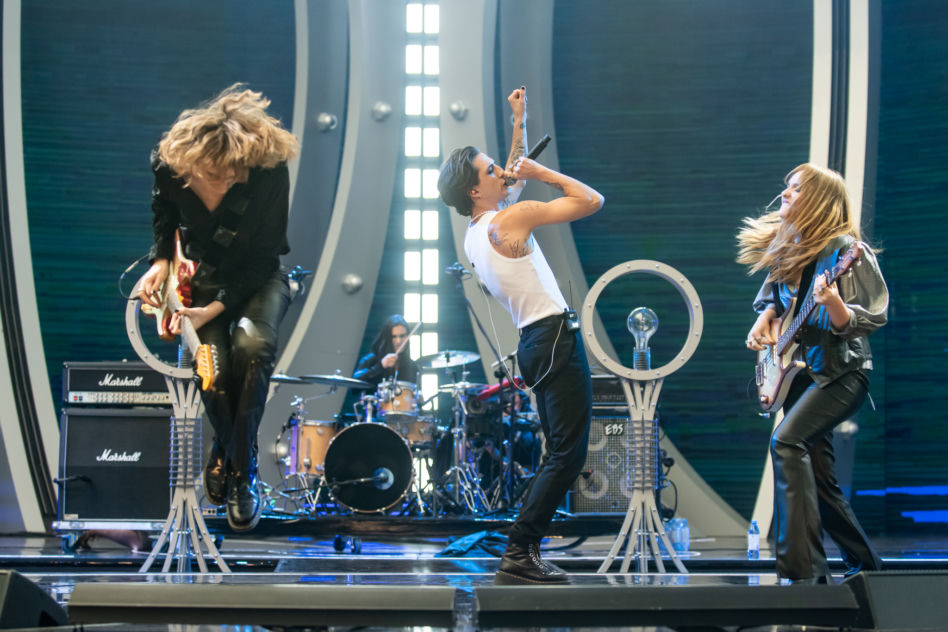Maneskin podczas próby