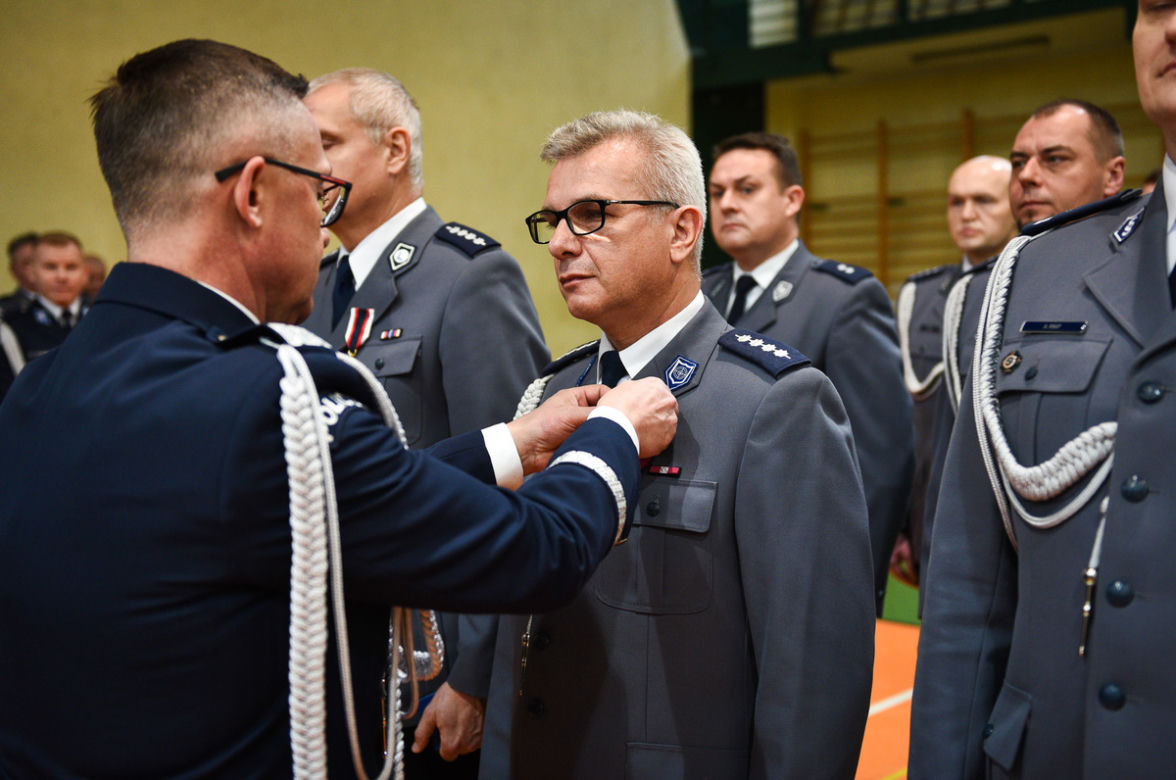 Ślubowanie nowych policjantów w Łodzi