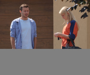 Pierwsza miłość. Jowita (Joanna Opozda), Radek (Mateusz Banasiuk)