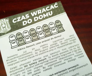 Resovia Rzeszów - akcja #CzasWracaćDoDomu