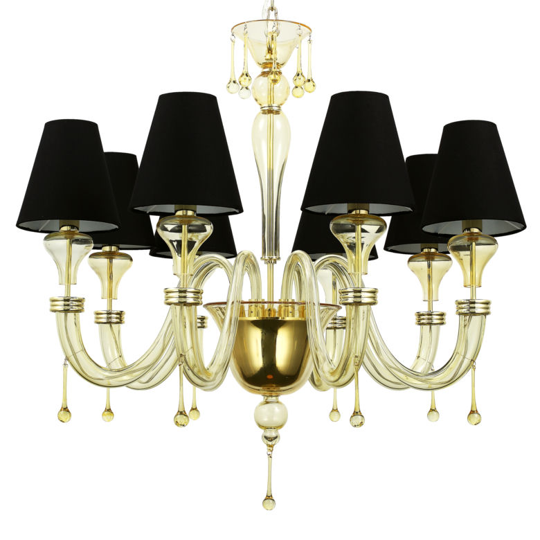 Żyrandol Secret Time Champagne Black