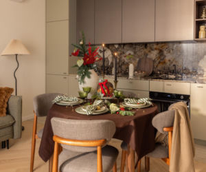 Mieszkanie w świątecznej aranżacji