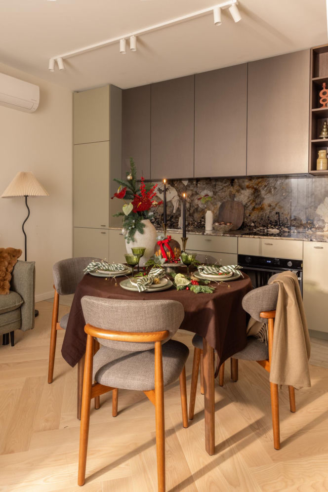 Mieszkanie w świątecznej aranżacji