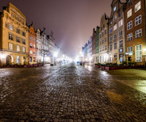 Sylwester 2020. Gdańsk opustoszał! Fontanna Neptuna [ZDJĘCIA]