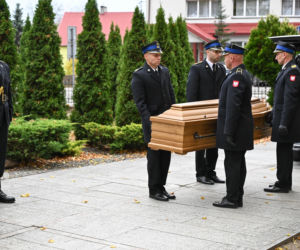Pogrzeb asp. Bartłomieja Pieroga, jednego z dwóch strażaków, którzy zginęli w pożarze w Nisku