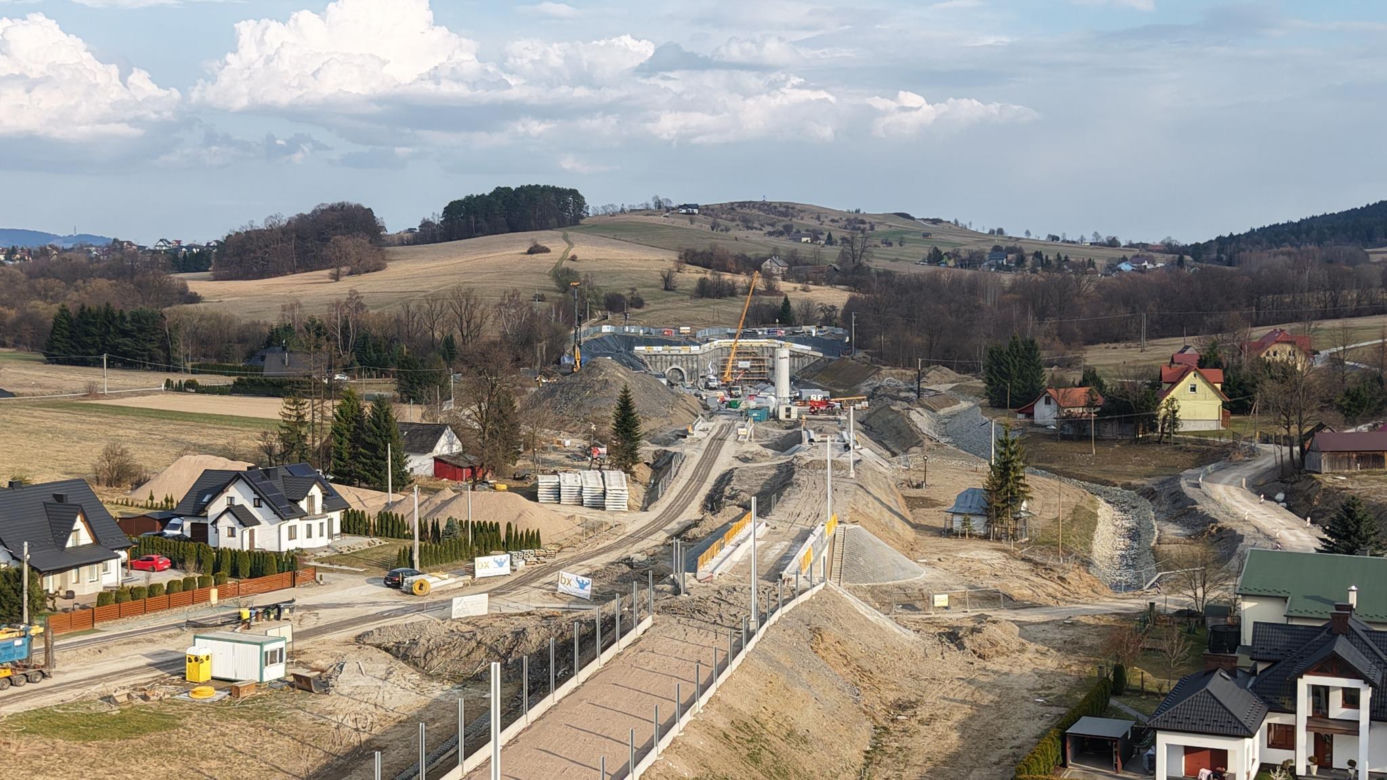 Drążenie tunelu pzrez TBM Kinga