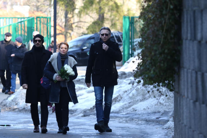 Pogrzeb Mirosława Krawczyka w Gdańsku: Aneta Zając i Mikołaj Krawczyk