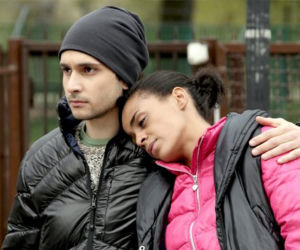 Barwy szczęścia. Irek (Otar Saralidze), Liliana (Aleksandra Szwed)