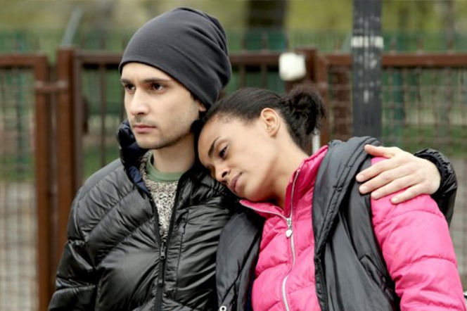 Barwy szczęścia. Irek (Otar Saralidze), Liliana (Aleksandra Szwed)