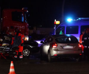 Wypadek na skrzyżowaniu Hetmańskiej z Powstańców Warszawy w Rzeszowie