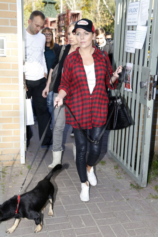Aleksandra Kwaśniewska w casualowym look'u 