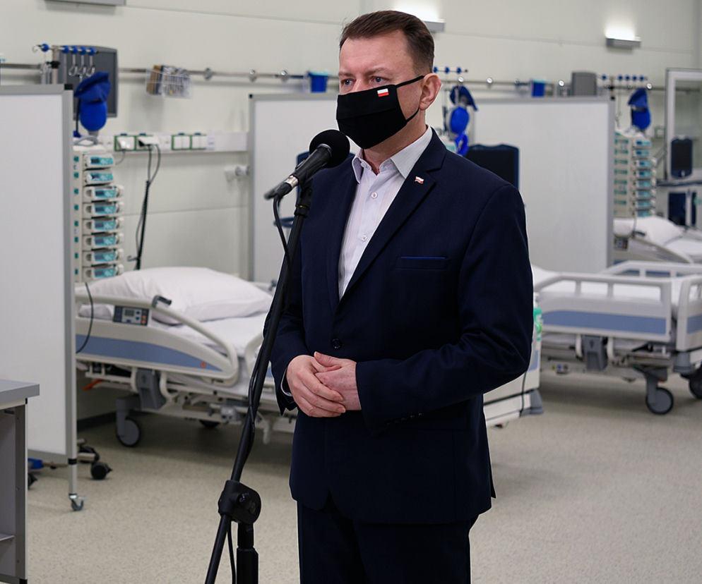 Pierwsi pacjenci w szpitalu covidowym na Okęciu